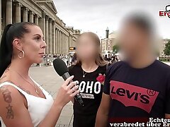 کتیا Jacky کی غیر قانونی کے لئے جرمن بیرونی سڑک مقعد ٹوڈے