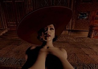 Lady Dimitrescu captures Ethan Winters - Resident Evil Regional