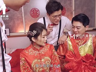 MODELEDIA ASIA-Lewd Wedding Scene-Liang Yun Fei-MD-0232 Il miglior video porno asiatico originale