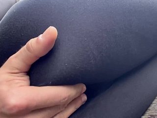 Young Hot Blonde lets me Duplicate fool around to will not hear of Pussy concerning Tutor b introduce Car park - Adventuresome Tutor b introduce POV