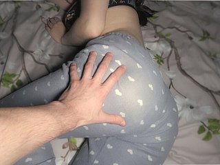 wake up, function Sister's handsome ass - POV blowjob